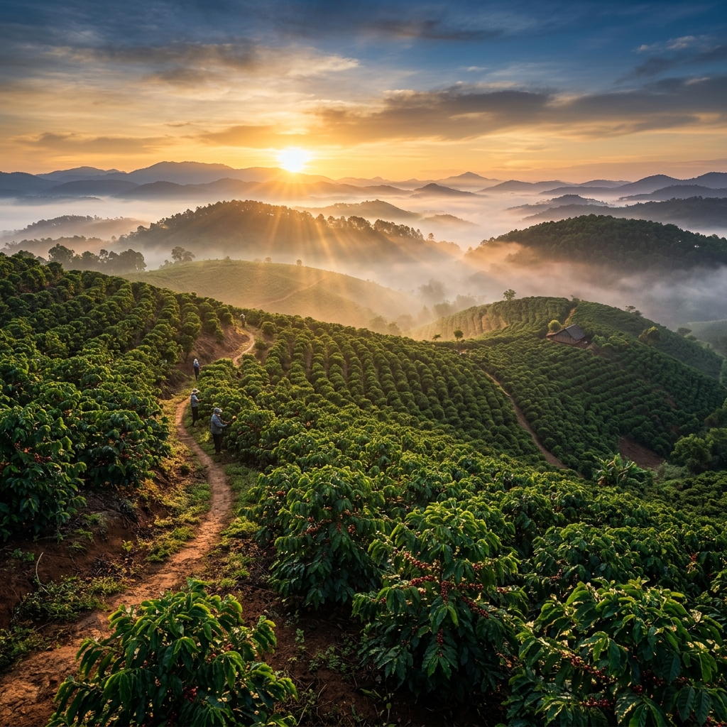 Nông trại sinh thái Aeroco Coffee Farm Buôn Ma Thuột